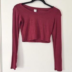 FINAL PRICE Long sleeve crop top